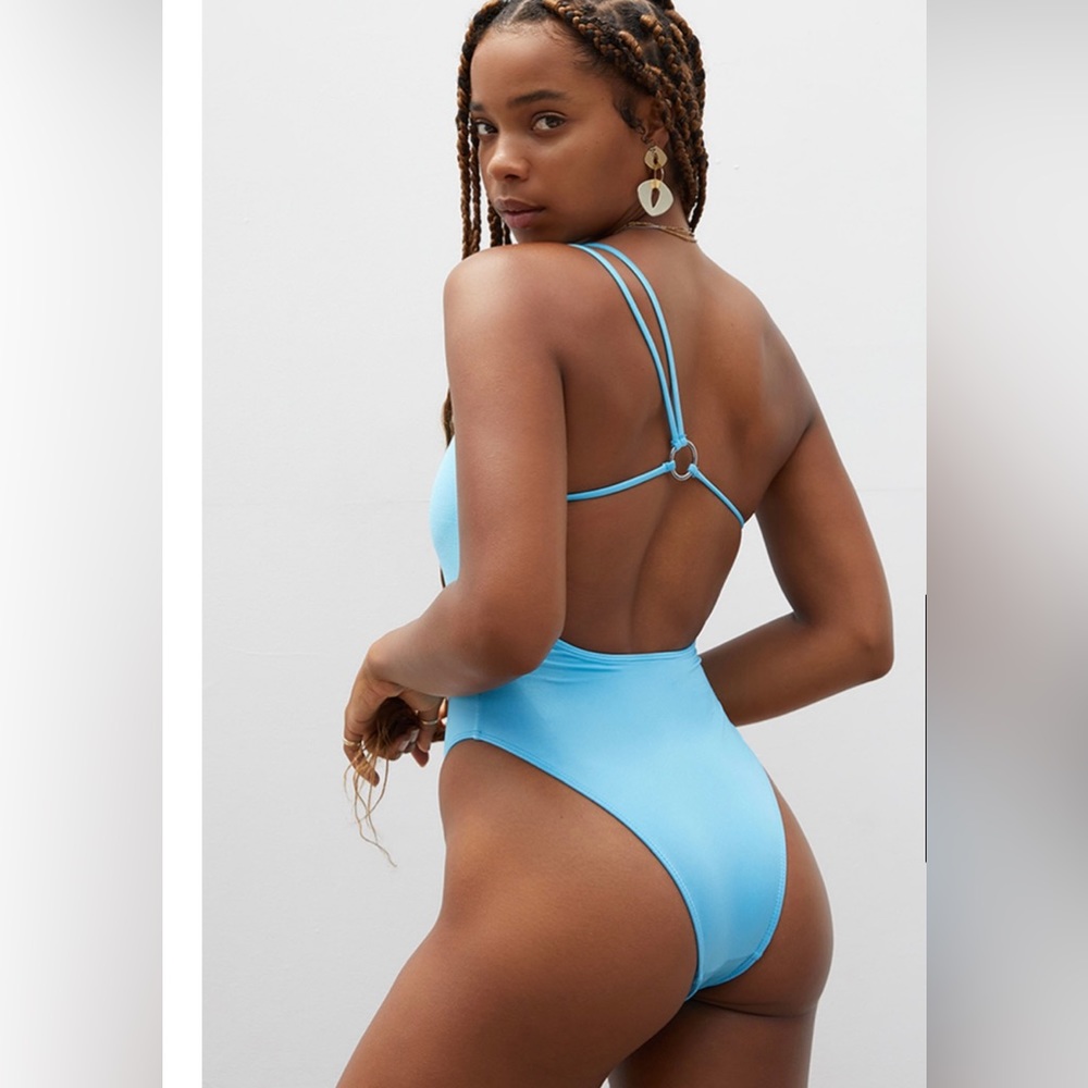 Storm Reid x PacSun One Shoulder Swimsuit